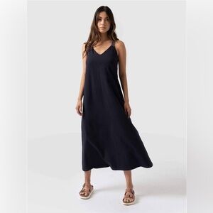 SAINT + SOFIA SUNSET SLEEVELESS MIDI DRESS SIZE 6